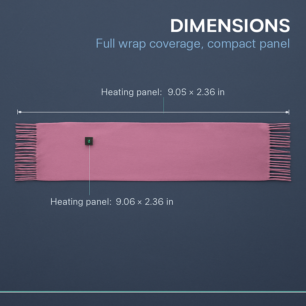 Electric Heated Scarf for Winter Warmth & Comfort