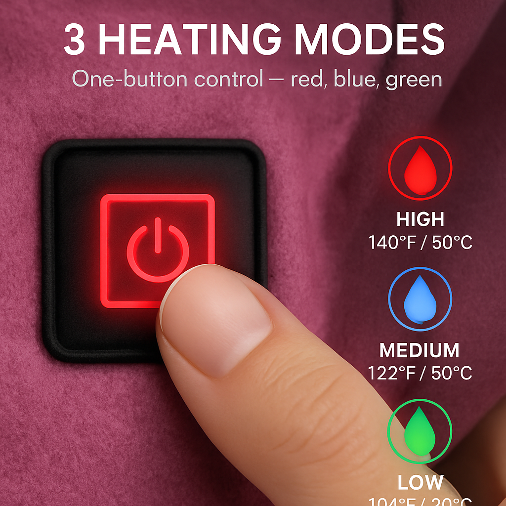 Electric Heated Scarf for Winter Warmth & Comfort