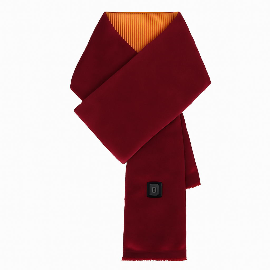 Electric Heated Winter Scarf USB Heating Neck Wrap Unisex Heated Neck Shawl Soft Warm Scarves with 3 Heating Modes for Outdoor Cycling Skiing Skating