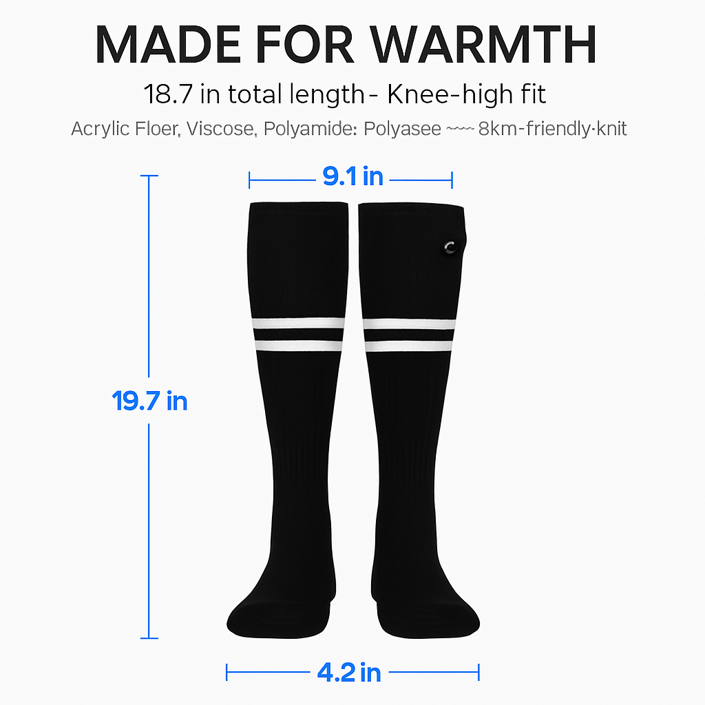 Heated Socks with APP Control and Battery Pack