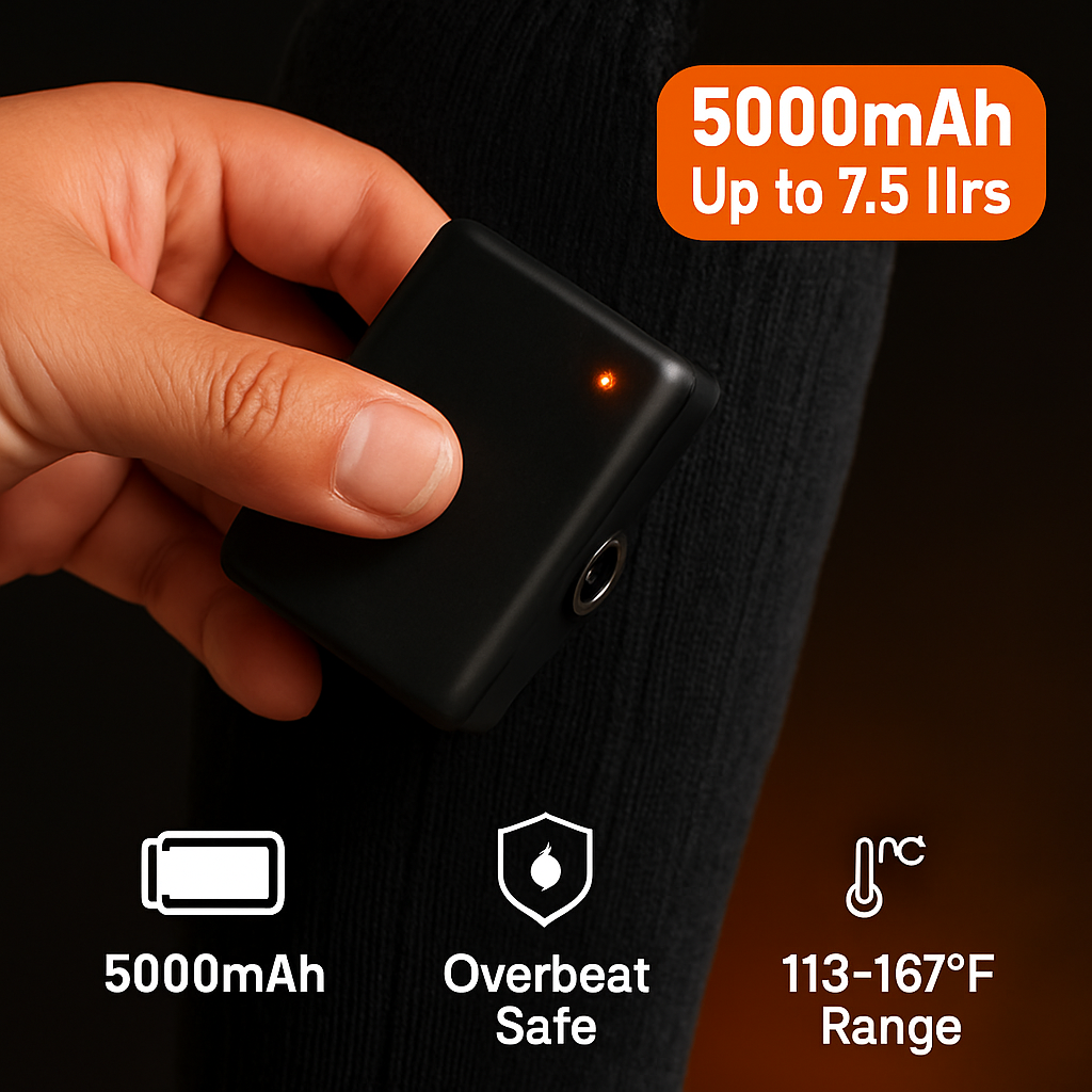 Heated Socks with APP Control and Battery Pack