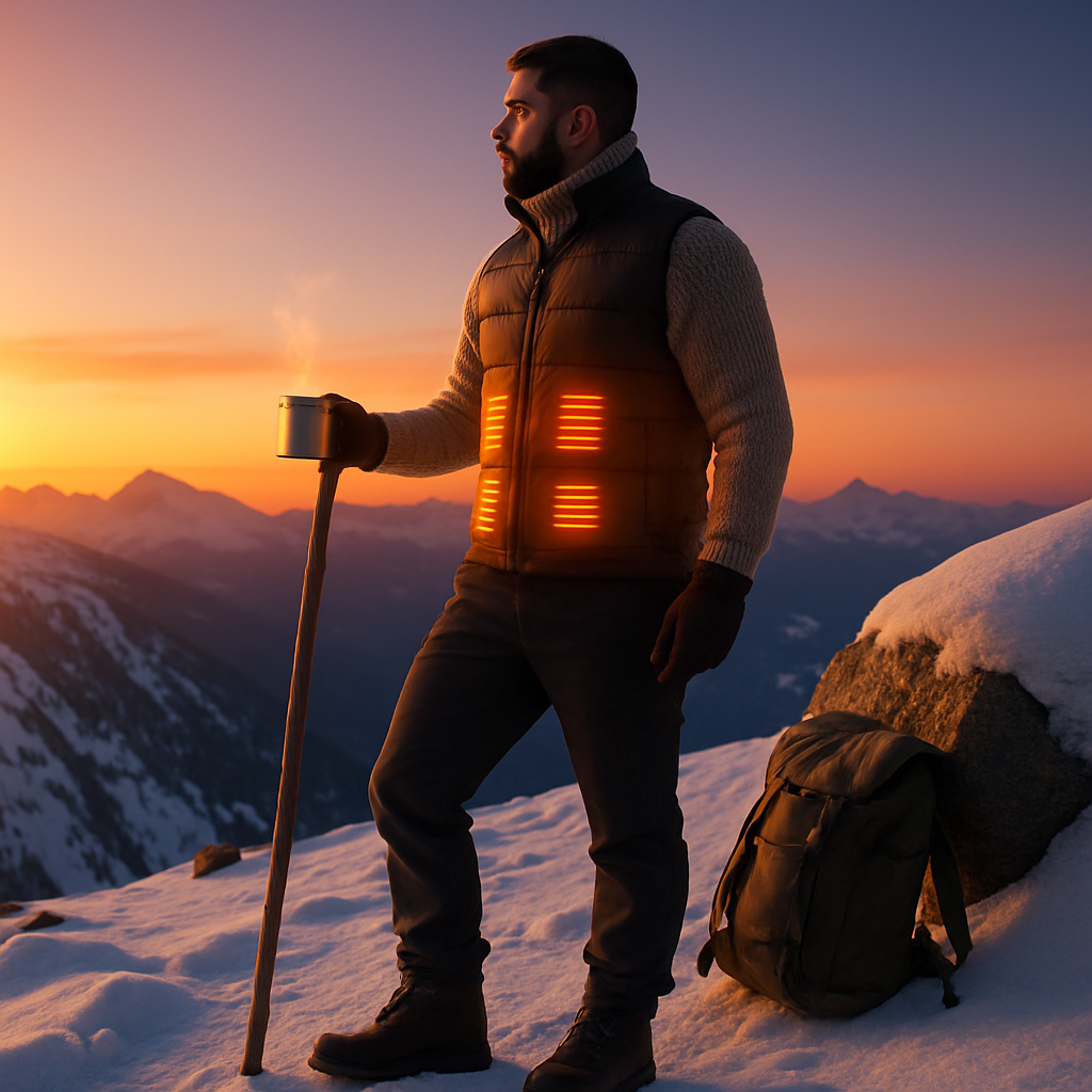 Heated Vest for Winter Outdoor Activities