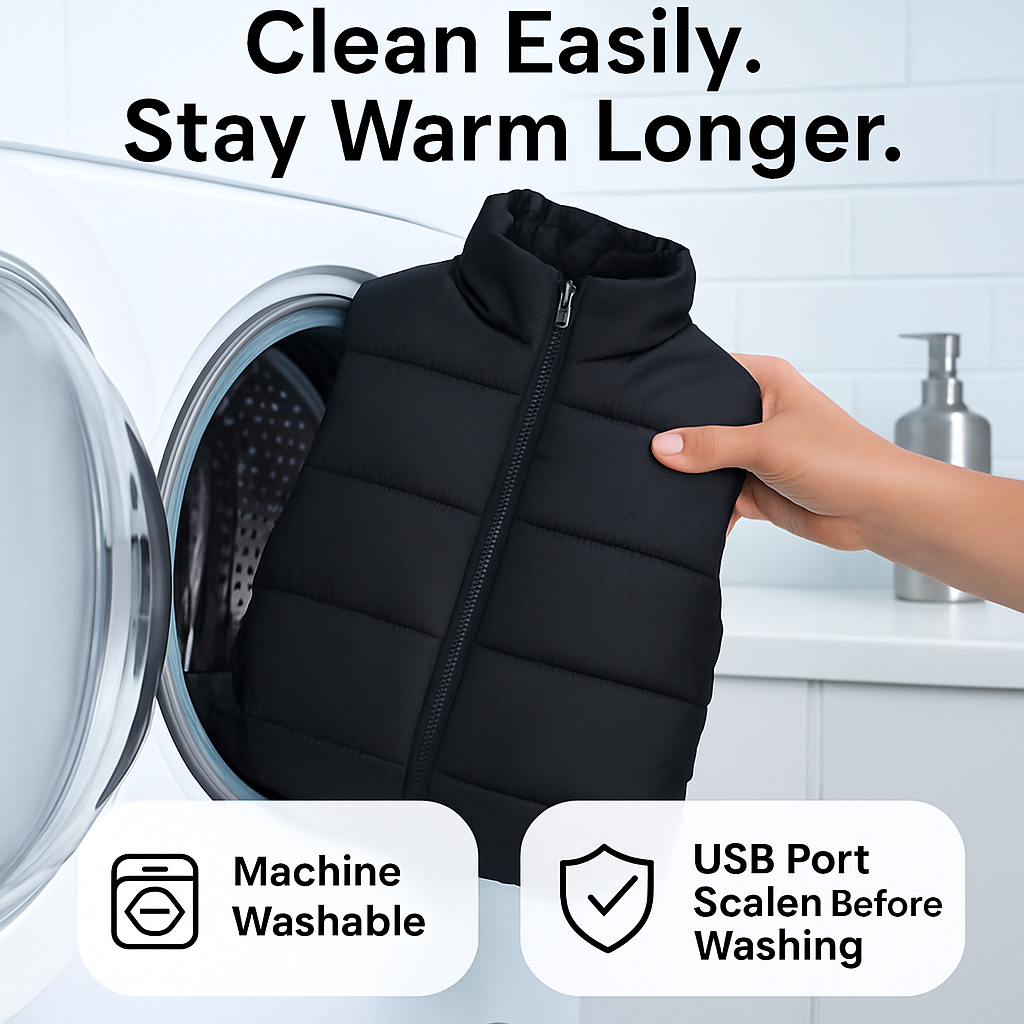 Heated Vest for Winter Outdoor Activities