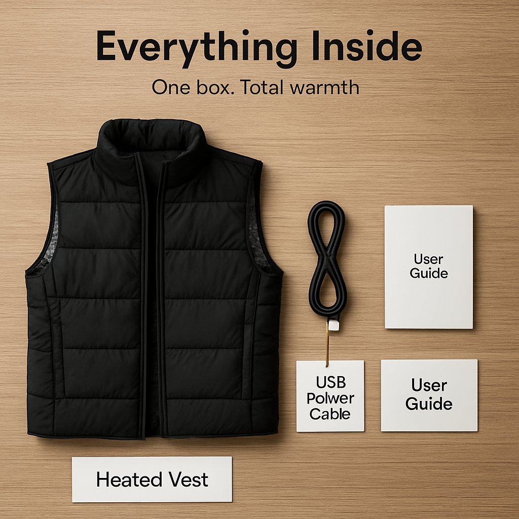 Heated Vest for Winter Outdoor Activities