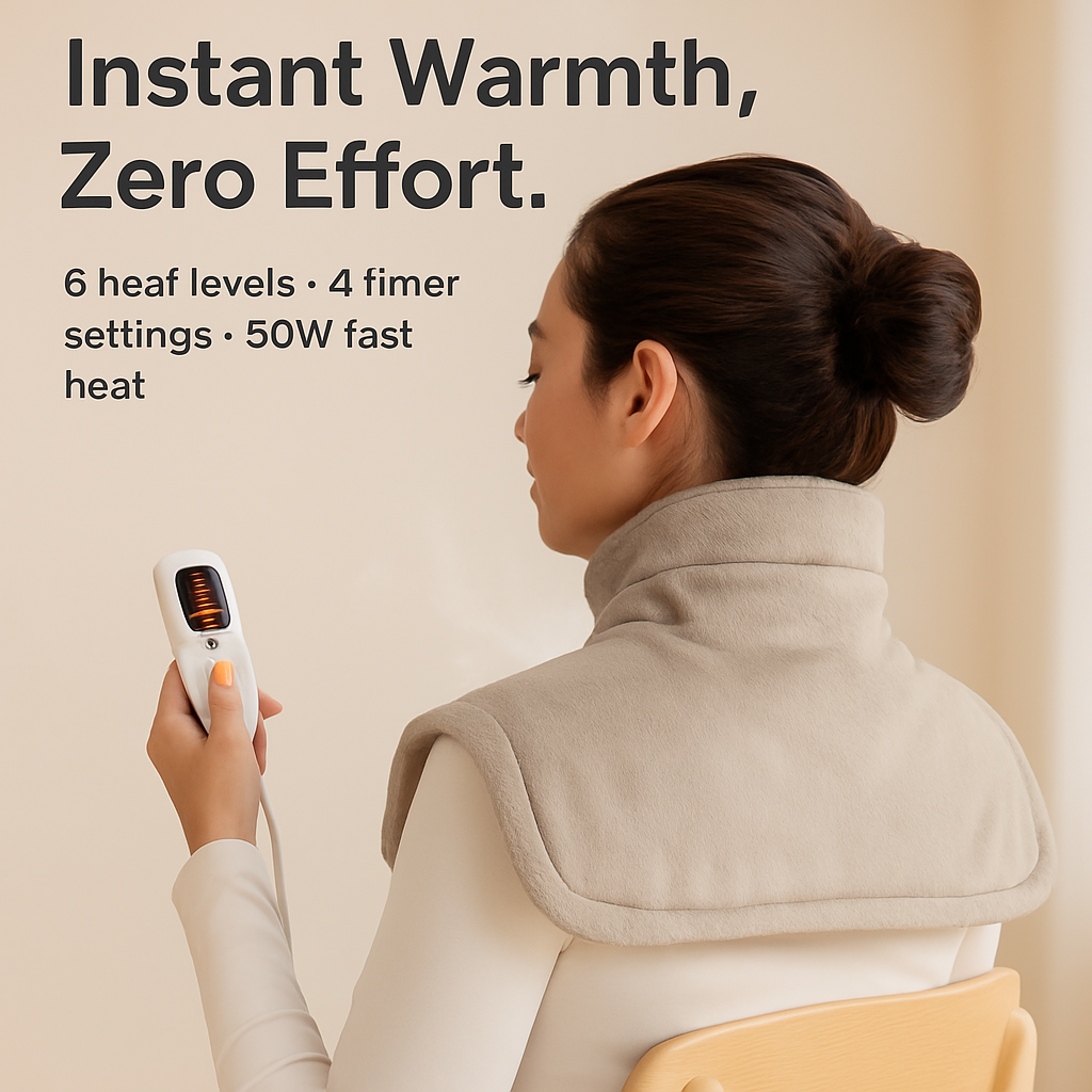 Weighted Heating Pad for Neck and Shoulders