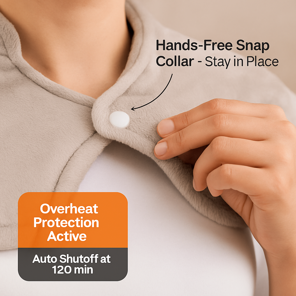 Weighted Heating Pad for Neck and Shoulders