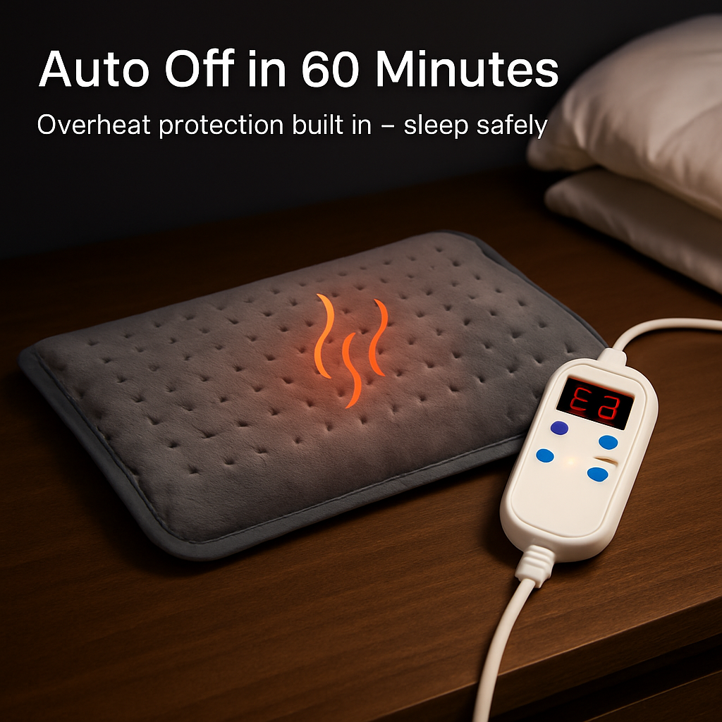 Electric Heating Pad for Pain Relief and Comfort