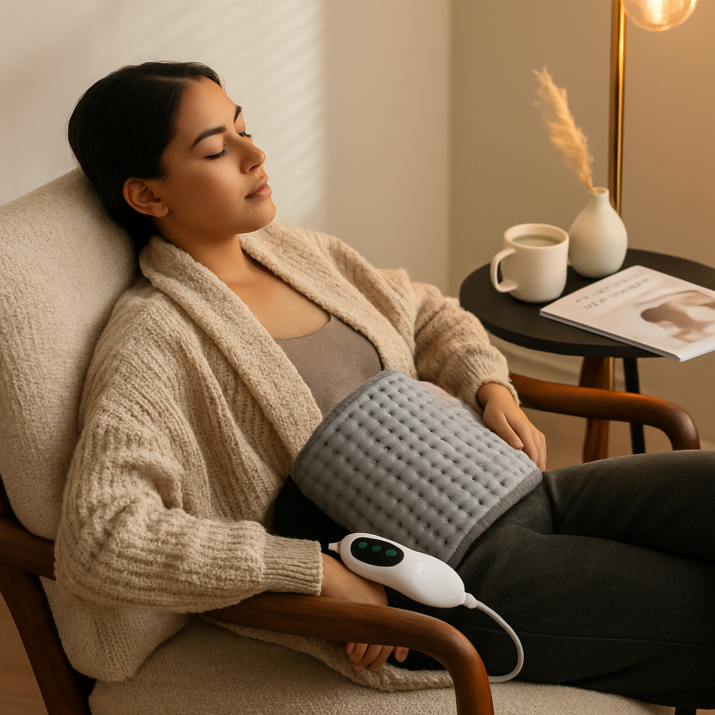 Electric Heating Pad with Adjustable Temperature & Timer