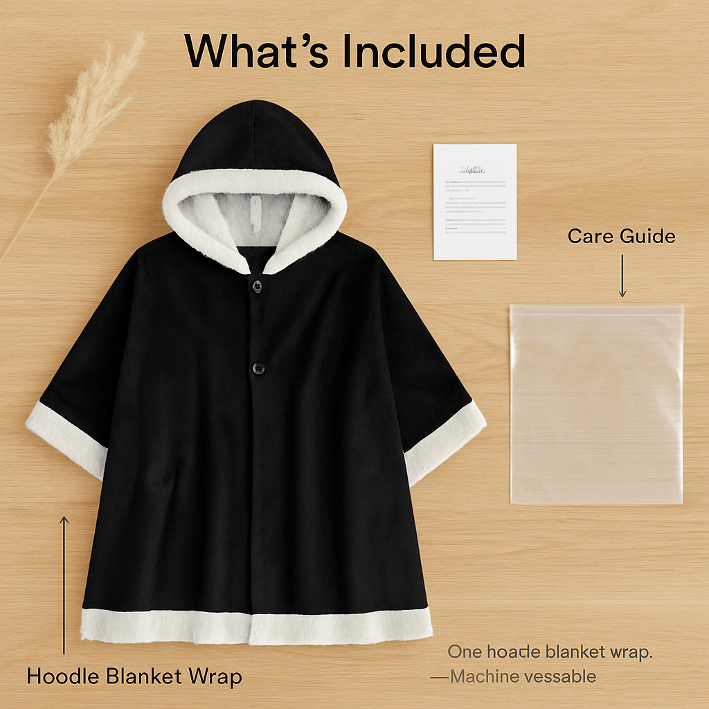 Hoodie Blanket Wrap: Cozy Wearable Robe with Pockets