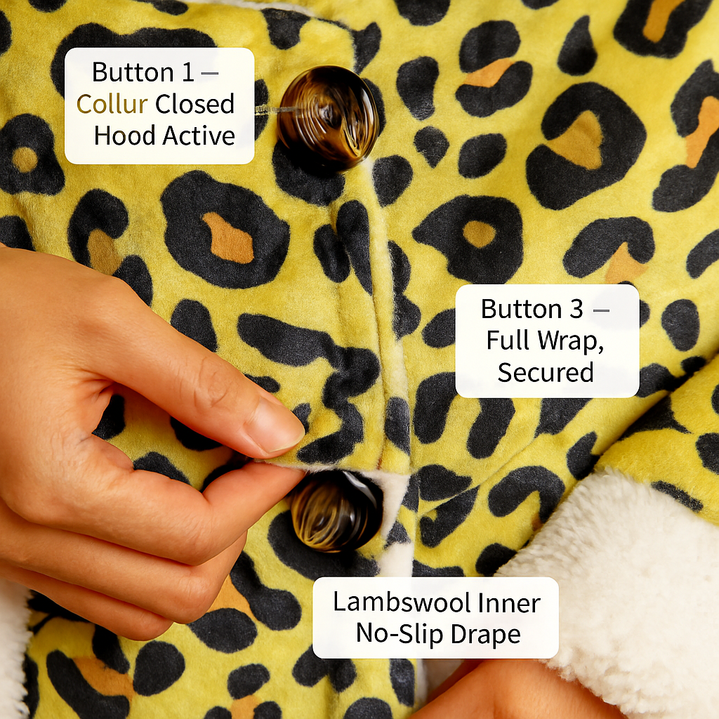 Hoodie Blanket Wrap: Cozy Wearable Robe with Pockets
