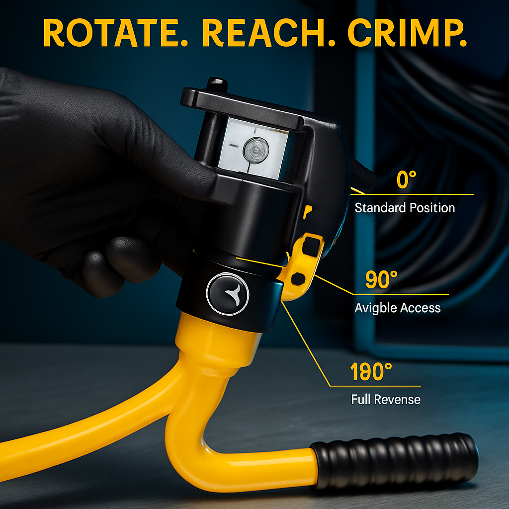 Hydraulic Wire Crimper for Terminals and Cable Lugs