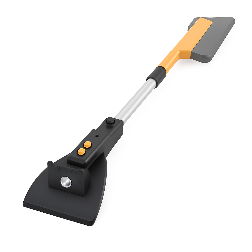 3-in-1 Car Snow Removal Shovel with Lights
