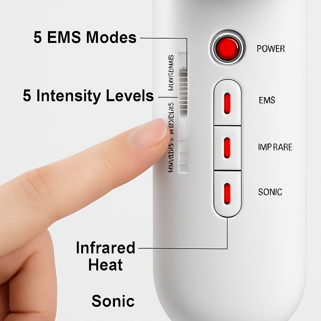 Ultrasonic Body Shaping Machine 3-in-1 EMS Massager