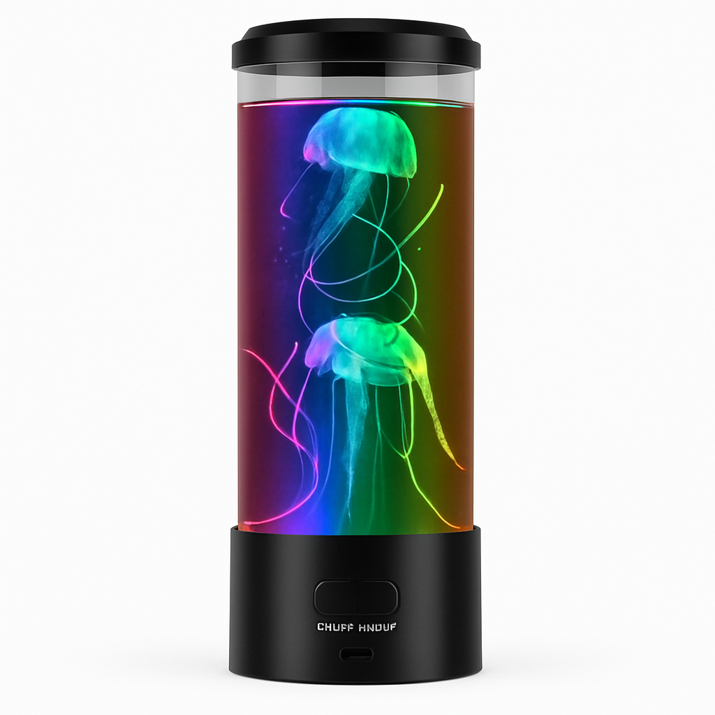 Jellyfish Lava Lamp Multi-Color Mood Light Desk Lamp