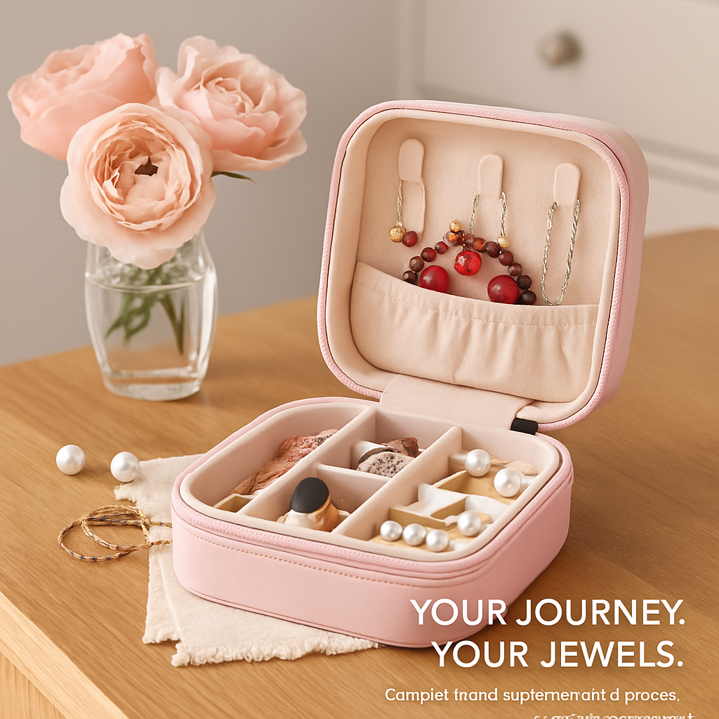 Mini Jewelry Storage Box: Portable Organizer for Rings