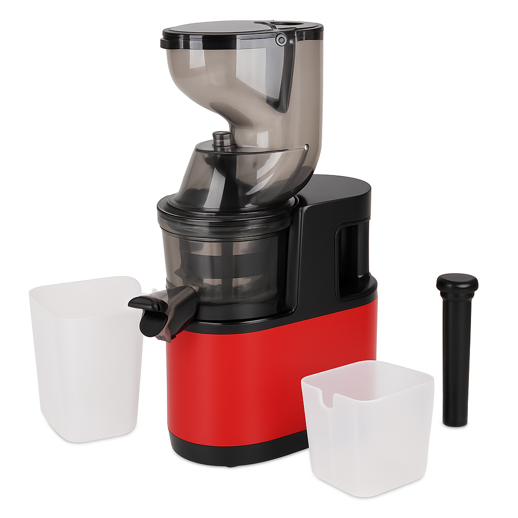 Cold Press Juicer Machine for Home Use with 2 Containers