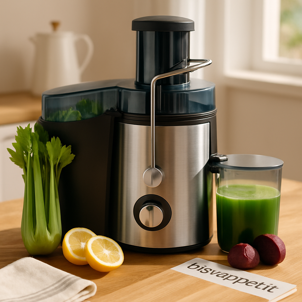 Centrifugal Juicer with Wide Feed Chute and 2 Speeds