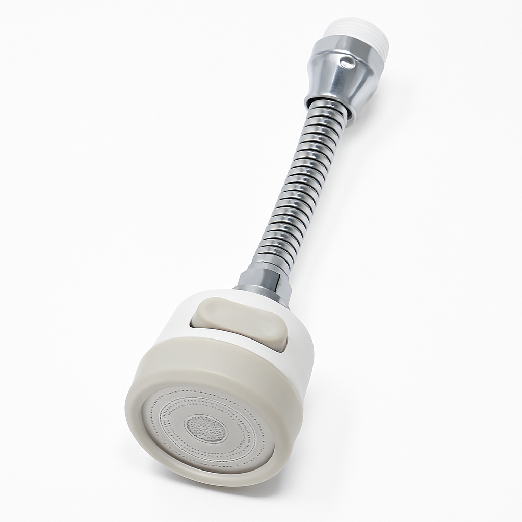 Movable Kitchen Tap Head with Rotatable Swivel and Hose