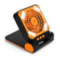 Solar Camping Fan with Lantern - USB & Solar Power
