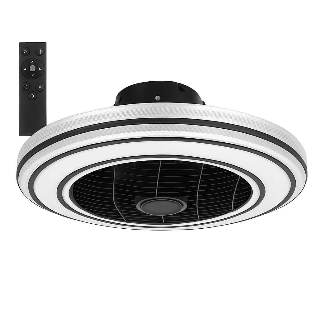 Ceiling Fan with Light Round Pendant Lamp