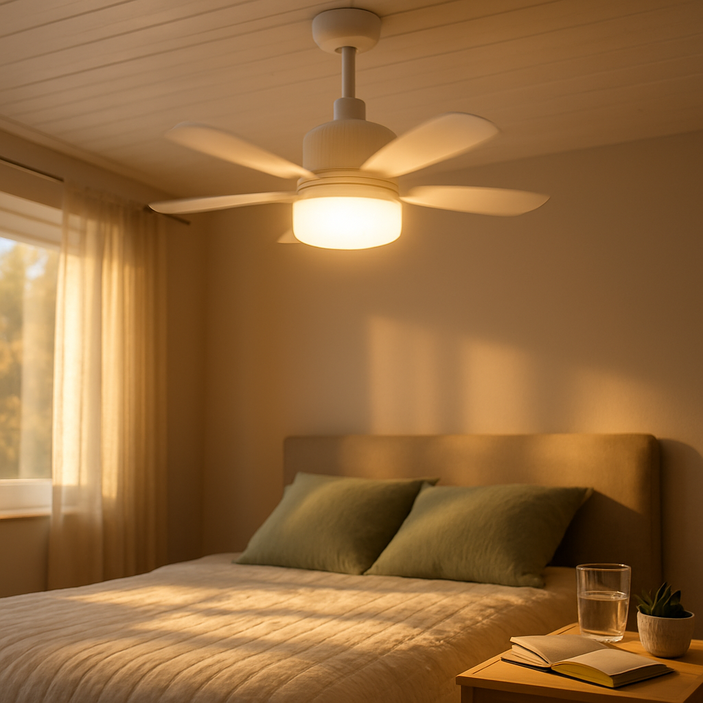12W Socket Ceiling Fan with Lights and Remote