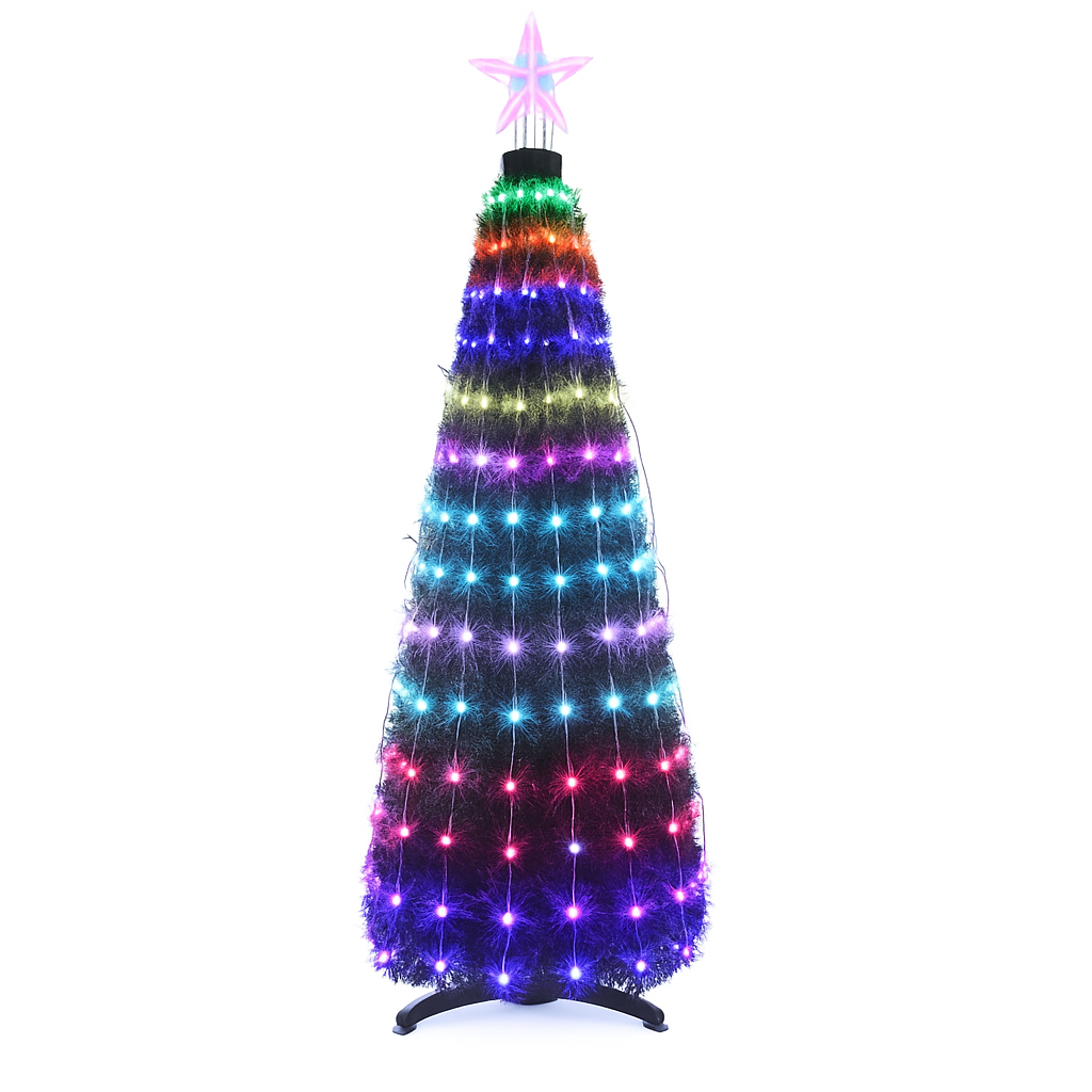 Collapsible Christmas Tree Lights with Remote App Control