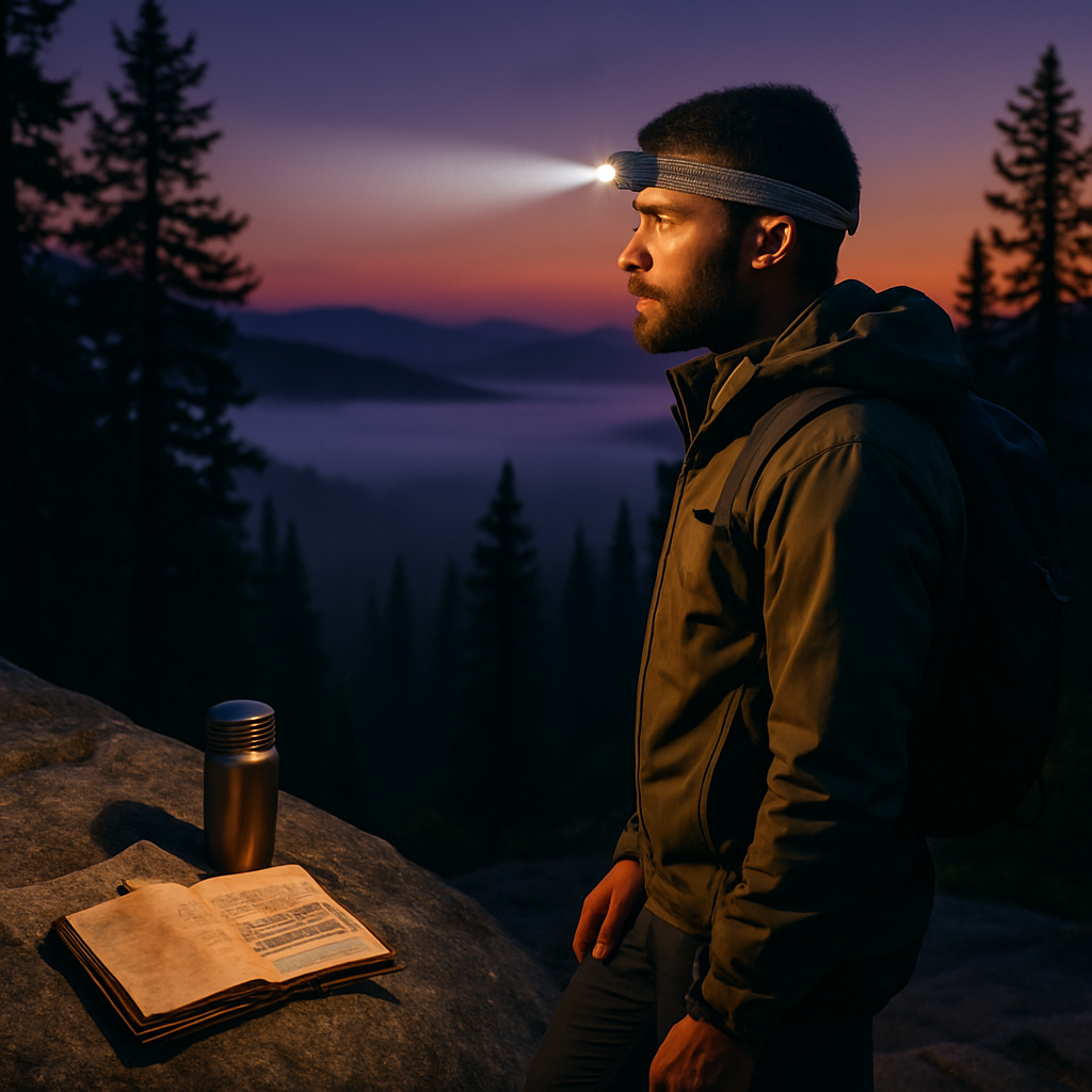 Motion Sensor LED Headlamp with Zoomable Beam and 3 Modes