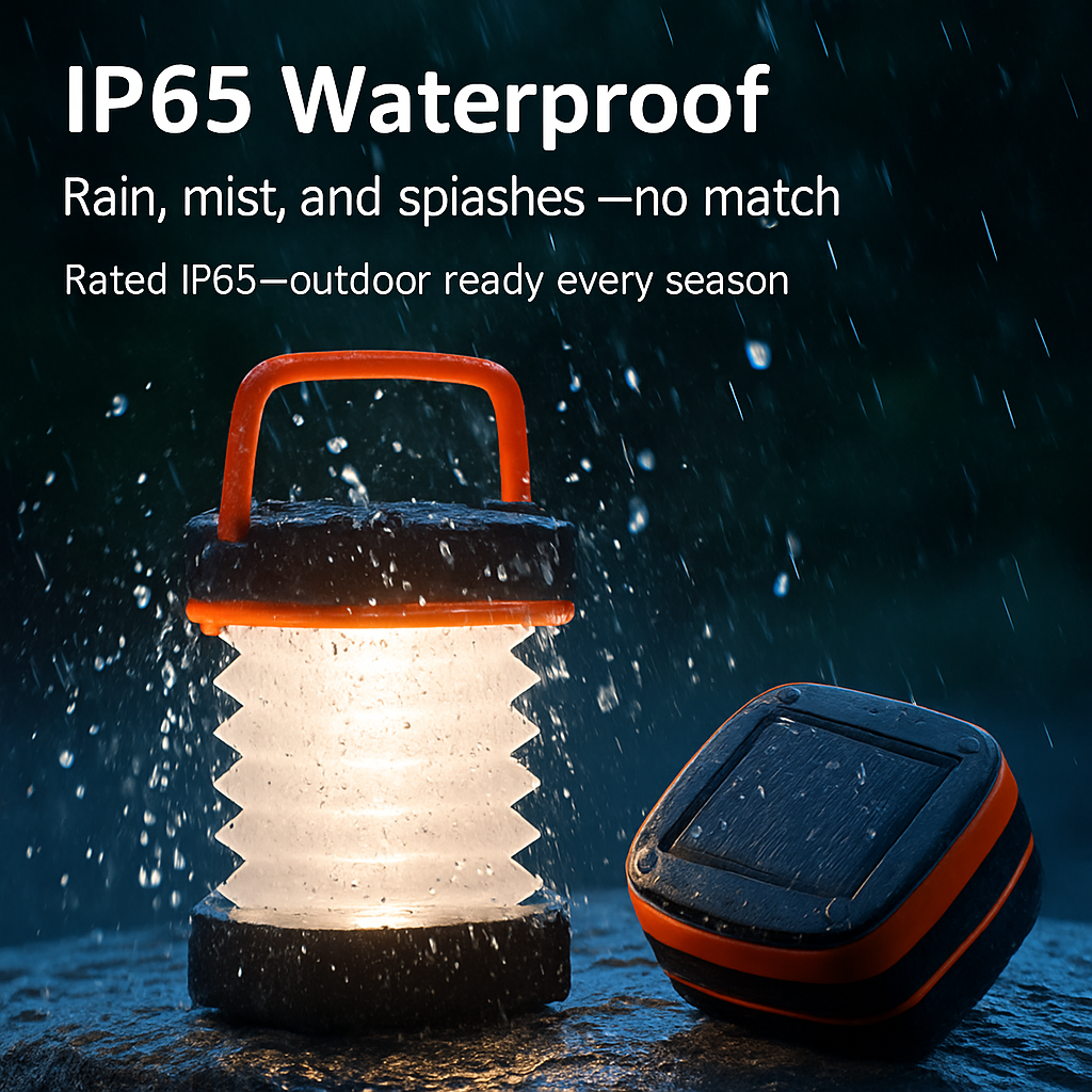 Solar Camping Lantern Collapsible Tent Lamp