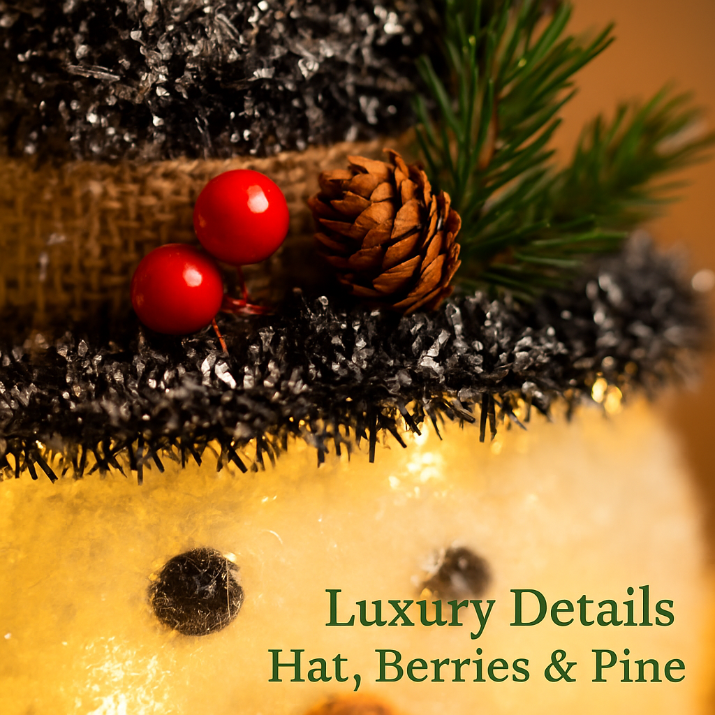 Snowman Light for Indoor/Outdoor Festive Decor