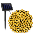 12M 100 LEDs Solar String Fairy Lights Outdoor String Lamps Garden Xmas Decor Lamp