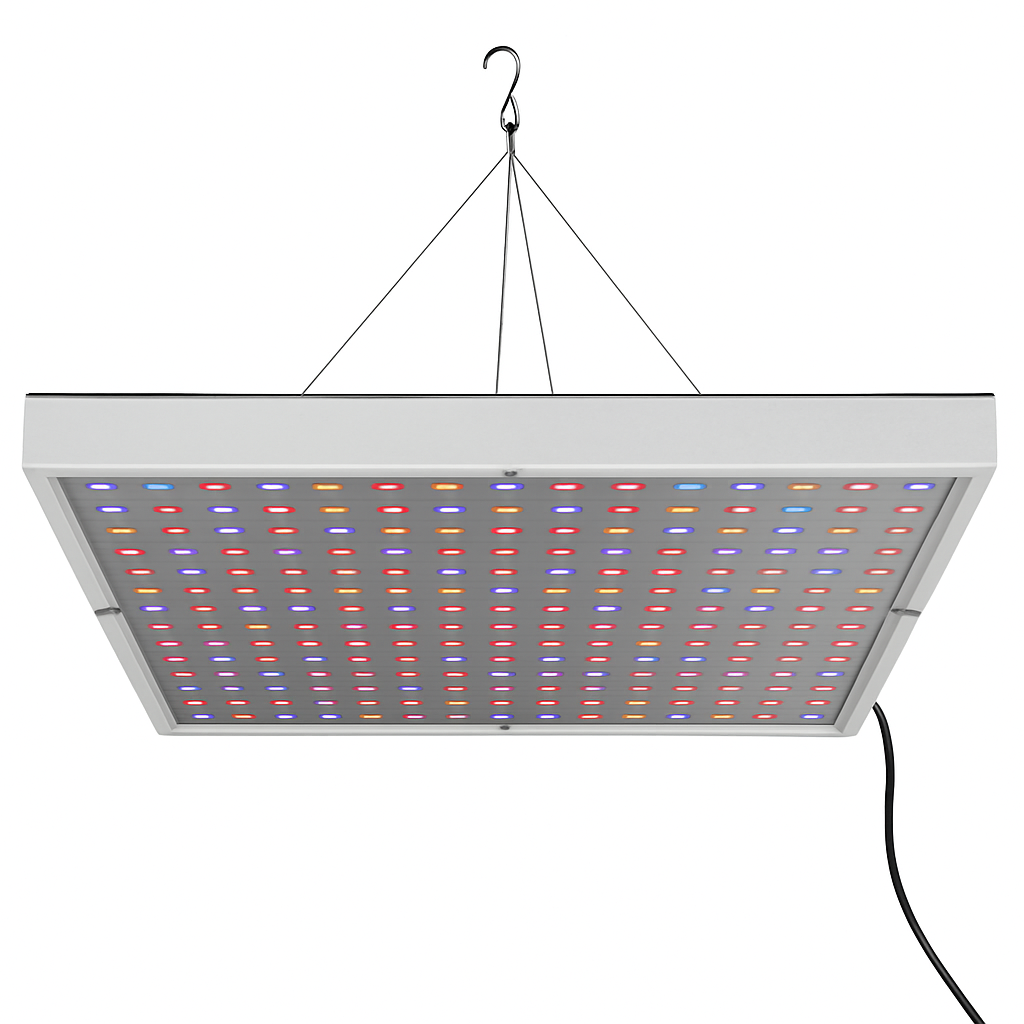 LED Grow Light Full Spectrum Hanging 225 LEDs Plant Grow Lamp Indoor Grow Light for Greenhouse Succulents Seedlings Plants Veg and Flower（15W LEDs）