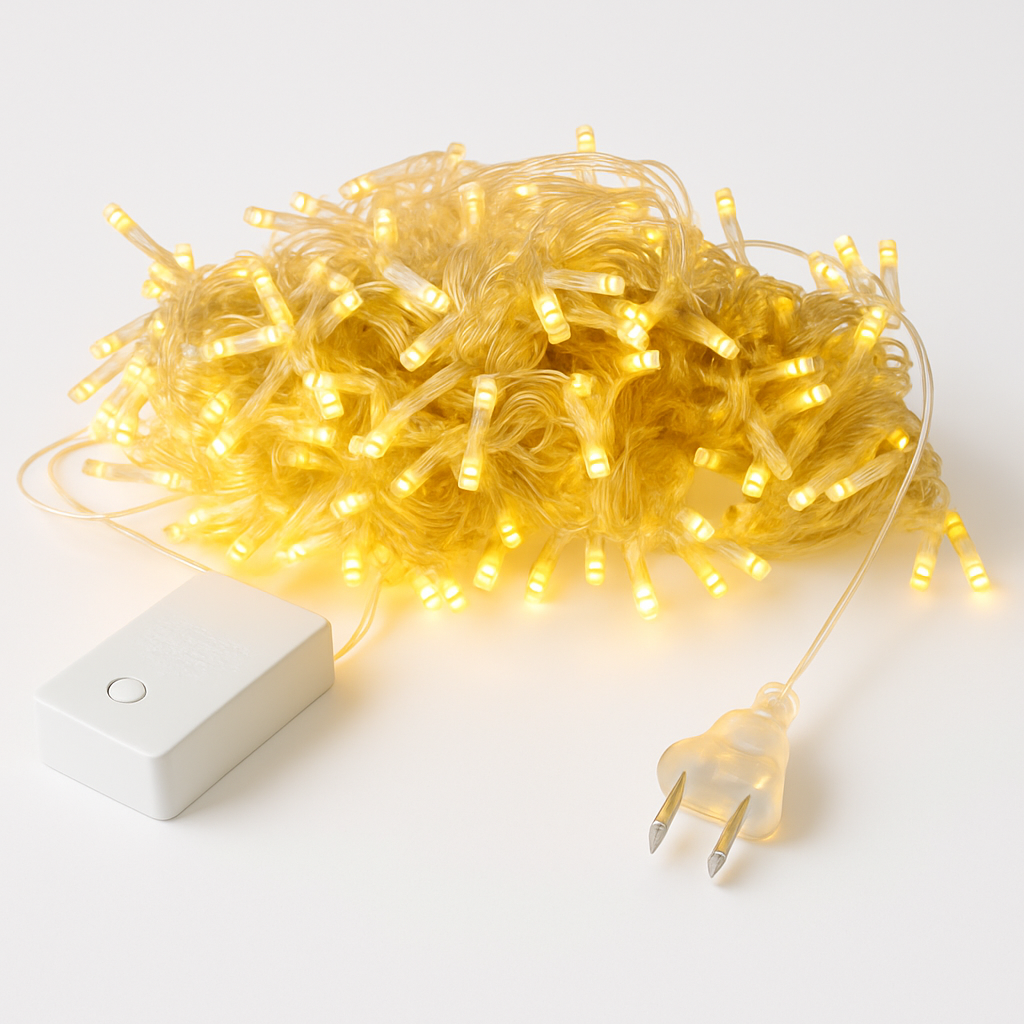3M 300 LEDs String Curtain Light IP44 String Fairy Lights Party Xmas Decor Lamps W/ Remote