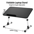 Foldable Laptop Stand for Bed, Sofa & Desk Use