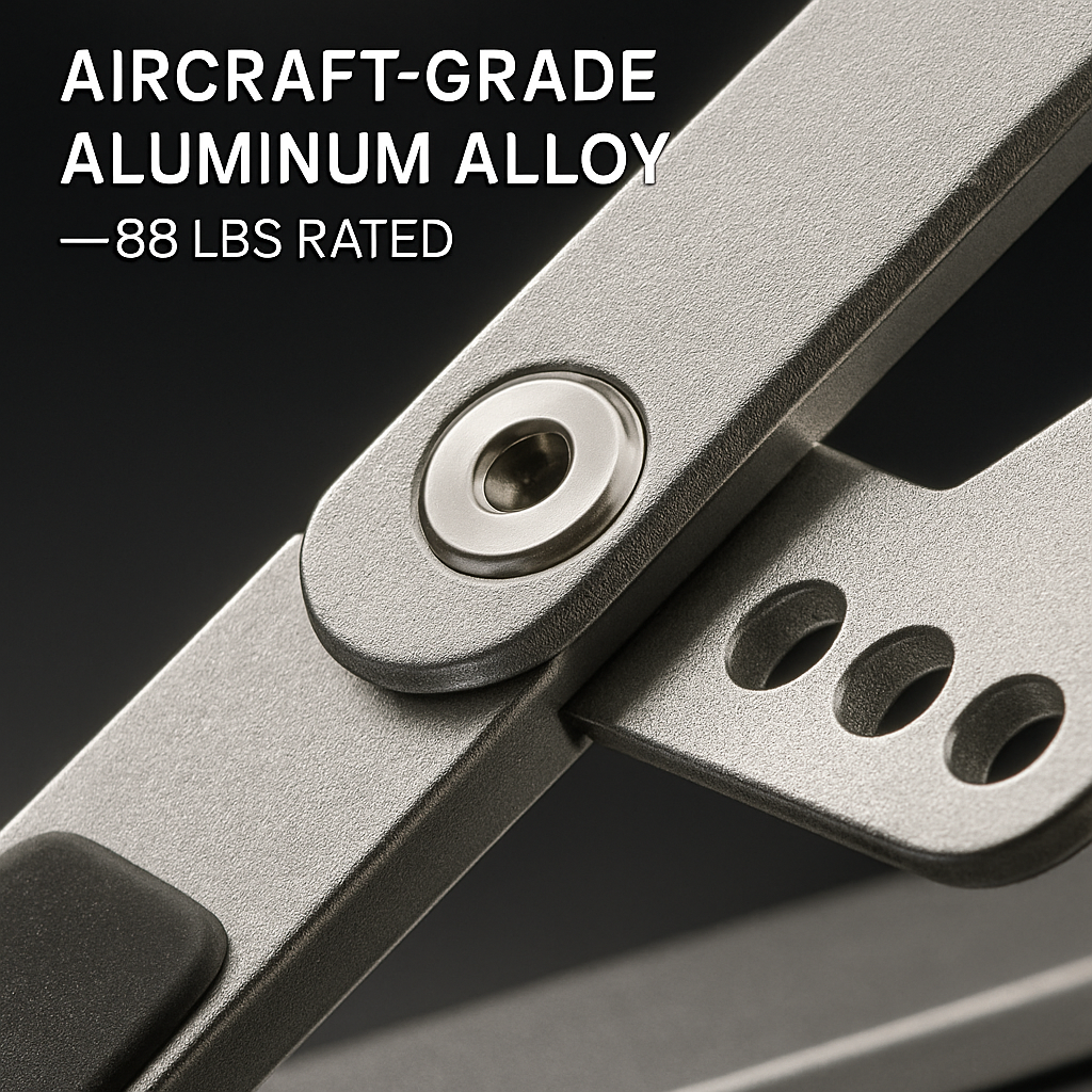 Foldable Aluminum Laptop Stand with Adjustable Angles