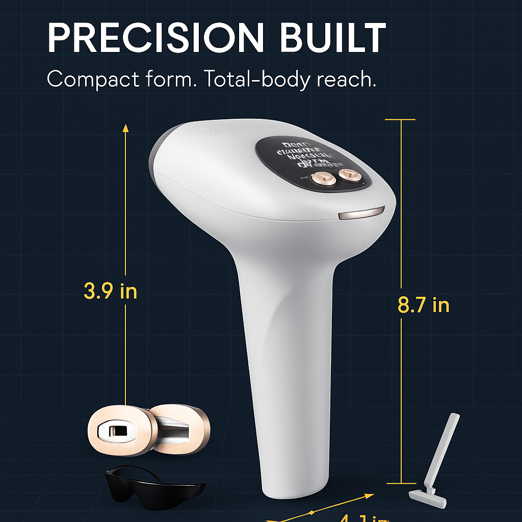 3-in-1 Ice Cooling IPL Hair Removal for Home Use