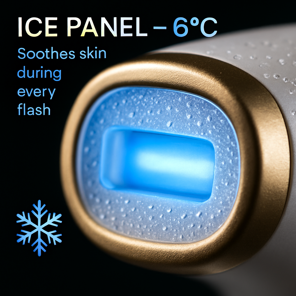 3-in-1 Ice Cooling IPL Hair Removal for Home Use