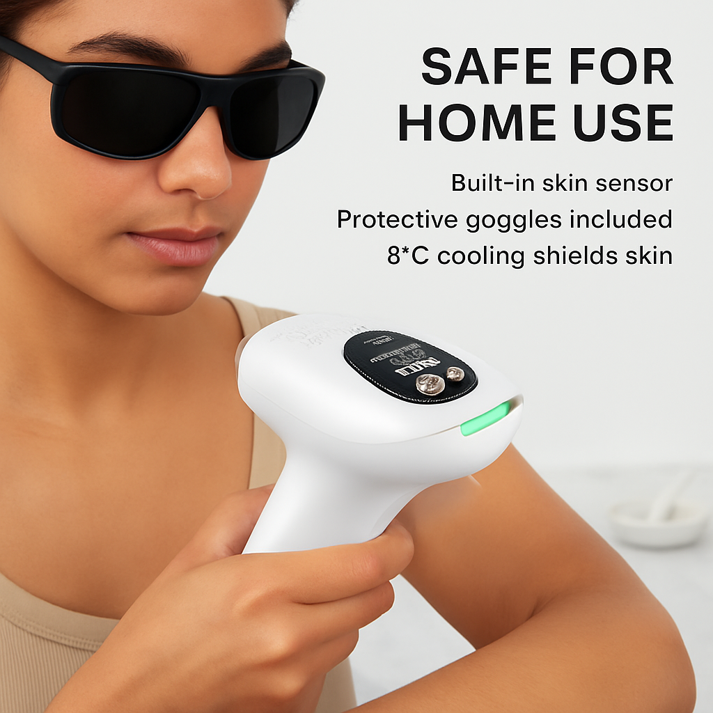 3-in-1 Ice Cooling IPL Hair Removal for Home Use