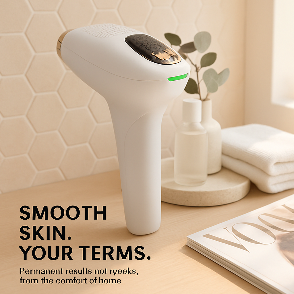 3-in-1 Ice Cooling IPL Hair Removal for Home Use