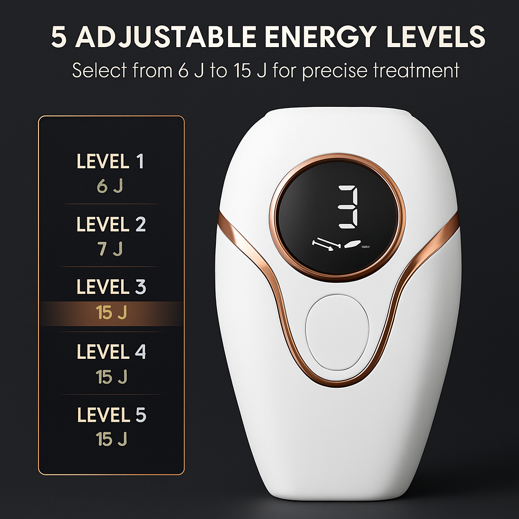 IPL Laser Hair Removal for Home Use - Painless