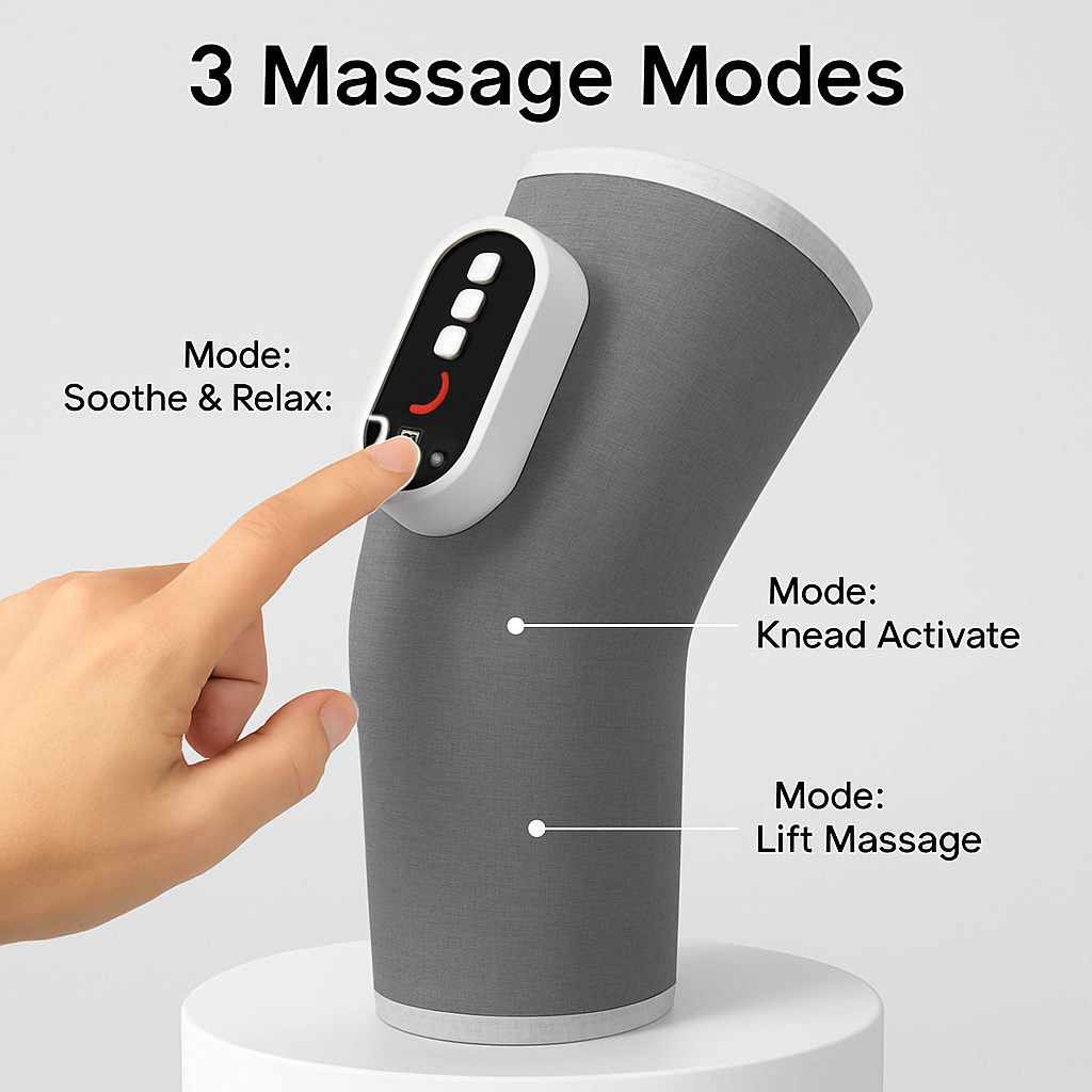 Cordless Leg Massager with Heat and Air Compression
