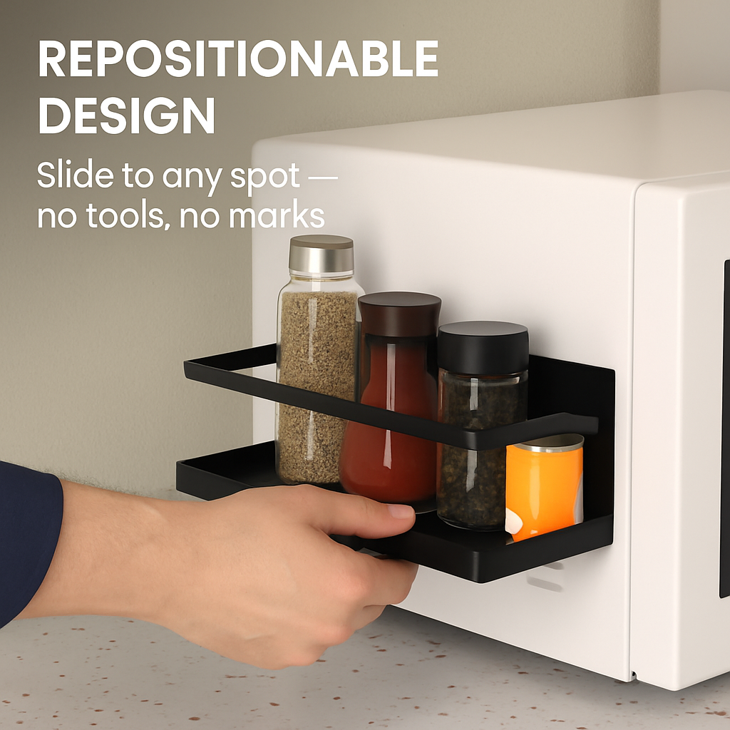 Magnetic Spice Rack Holder for Refrigerator & Stove