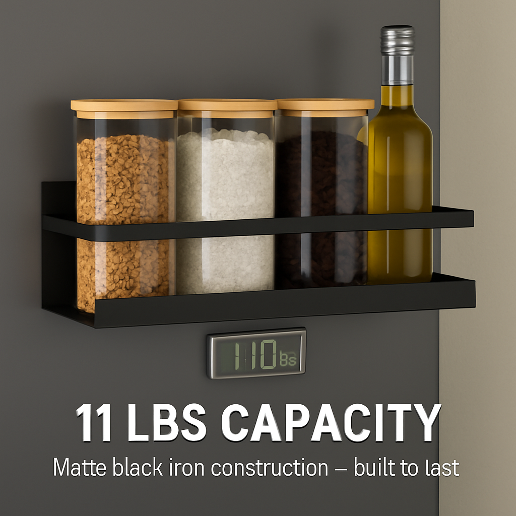Magnetic Spice Rack Holder for Refrigerator & Stove