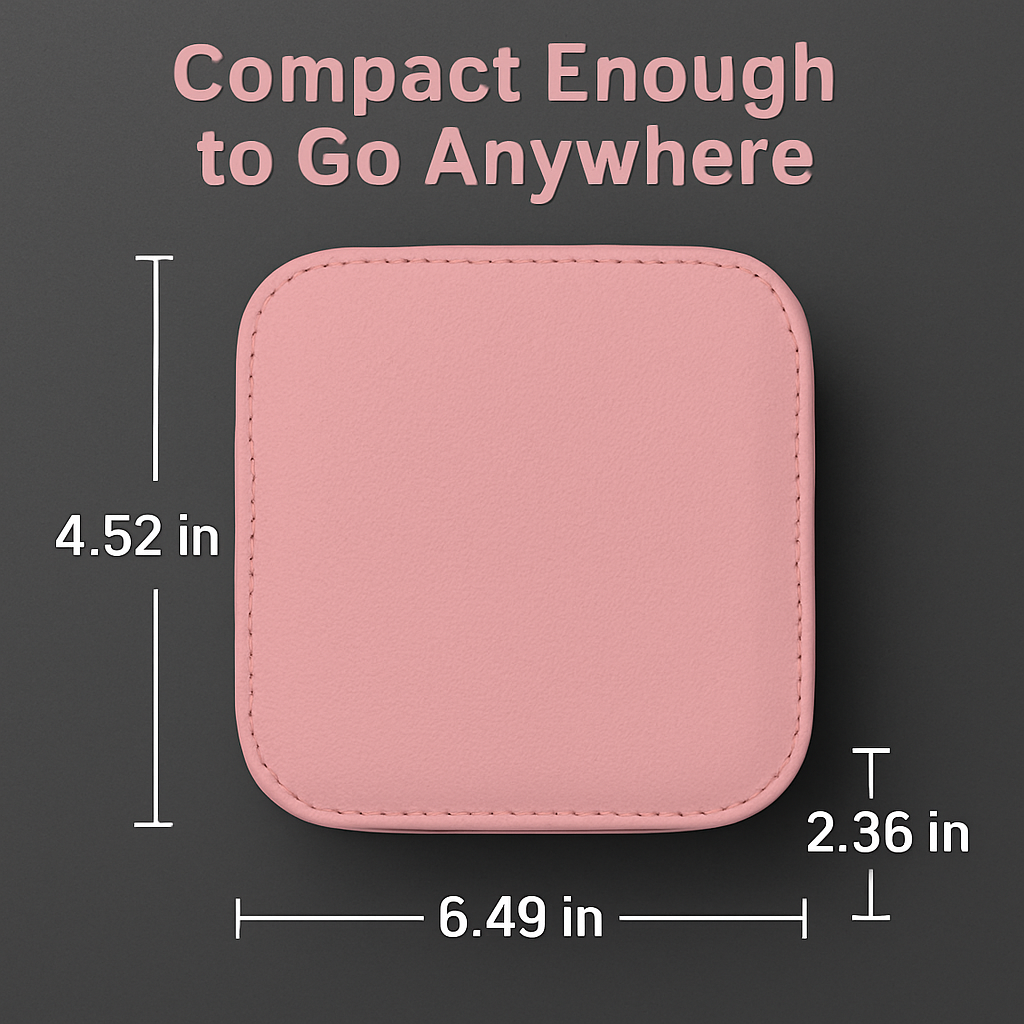 Portable Travel Makeup Bag with LED Mirror