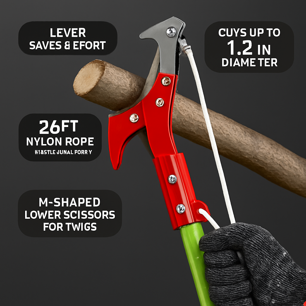 Extendable Manual Pole Saw for High Branches