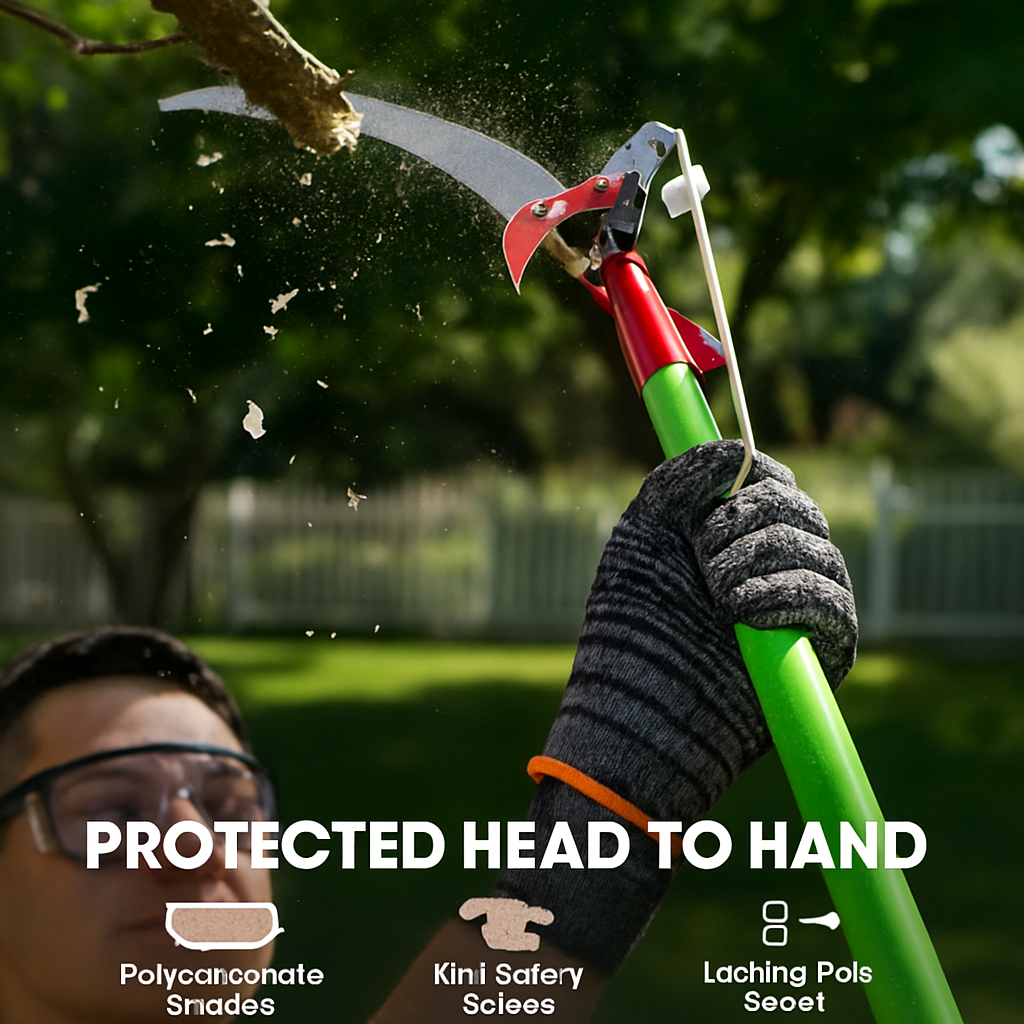 Extendable Manual Pole Saw for High Branches