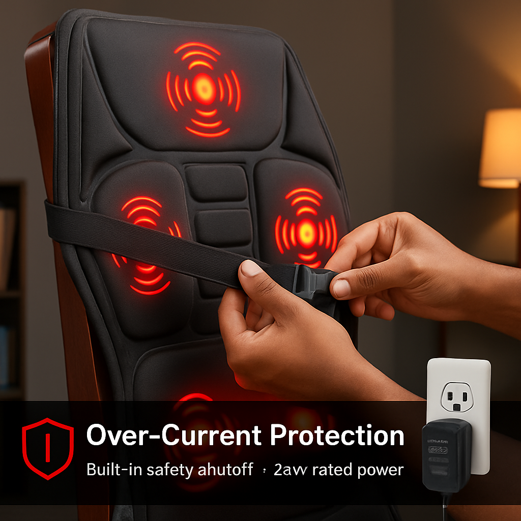 Full Body Massage Chair Pad with Heat for Home & Car