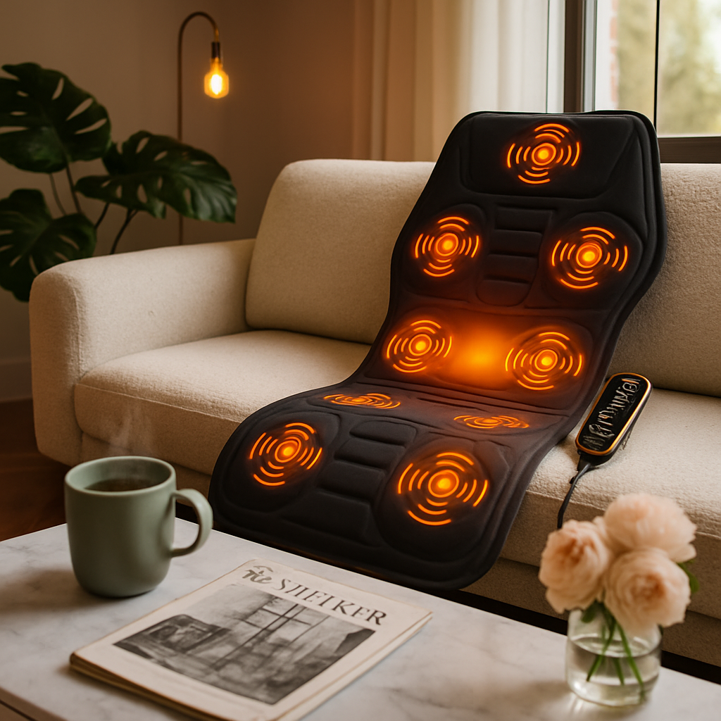 Full Body Massage Chair Pad with Heat for Home & Car