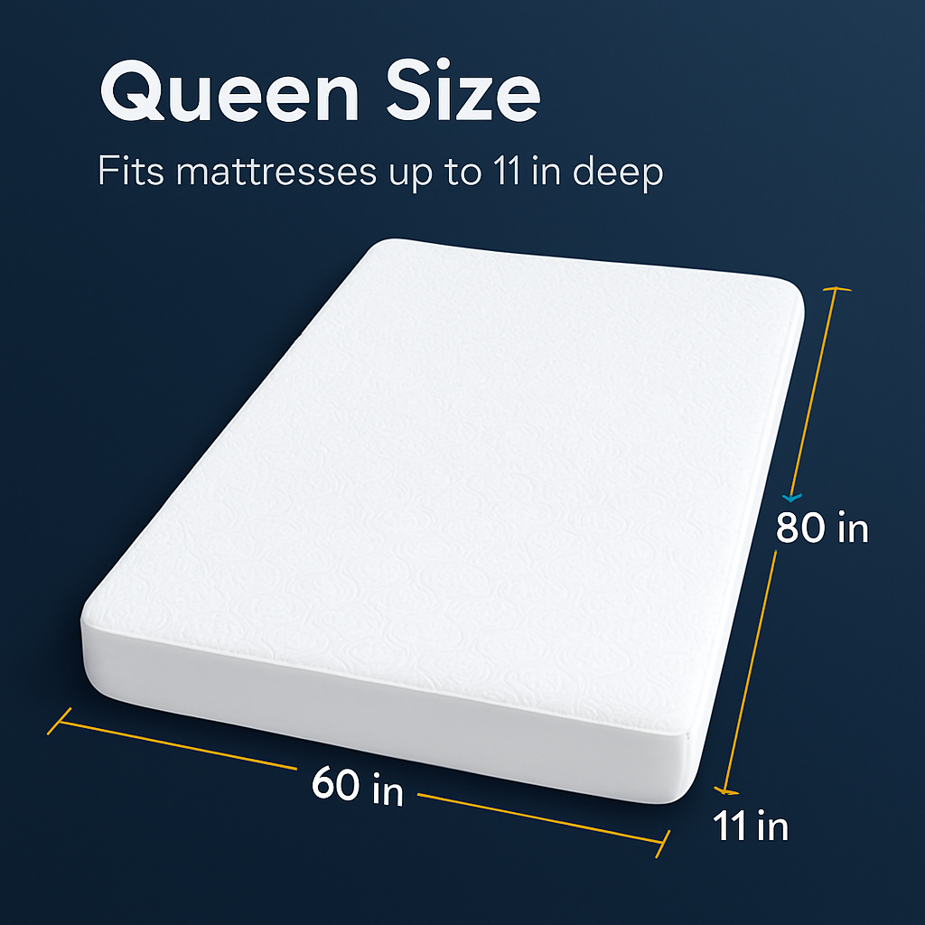 Waterproof Mattress Protector with Deep Pocket