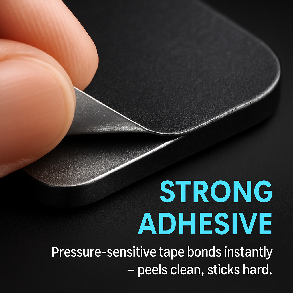 Metal Plates with Strong Adhesive for Magnetic Car Mount