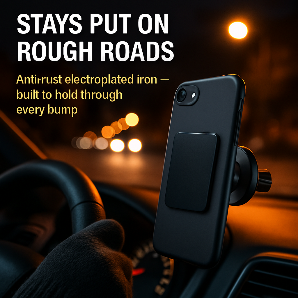 Metal Plates with Strong Adhesive for Magnetic Car Mount